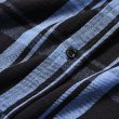 画像5: RATS/COTTON CHECK SHIRTS  BLUE