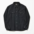 画像1: RATS/COTTON FLANNEL SHIRTS  BLACK