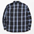 画像2: RATS/COTTON CHECK SHIRTS  BLUE