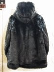 画像2: GANGSTERVILLE/RIZE ABOVE FUR HOODIE  BLACK