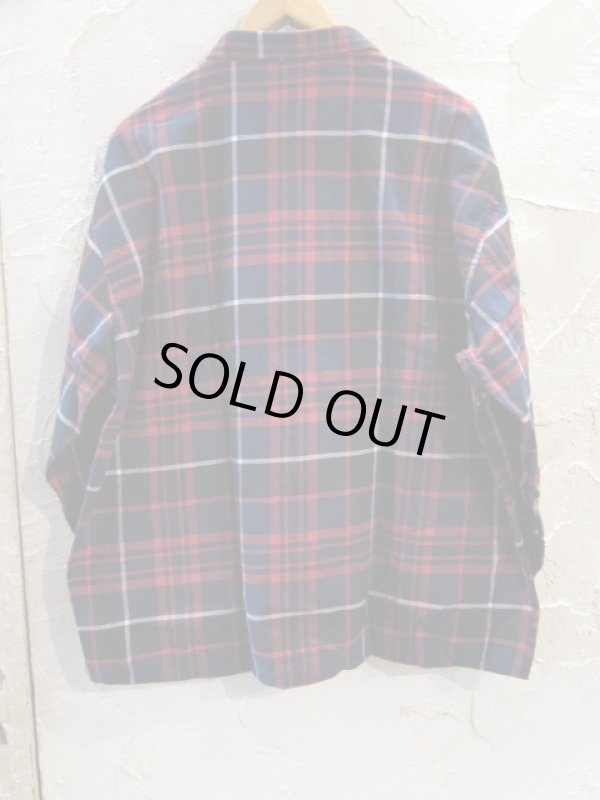 画像2:  （再入荷） SUPERIOR EL/TARTAN CHECK BIG SHIRT  BLACKxRED