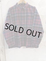 画像:  （再入荷） SUPERIOR EL/TARTAN CHECK BIG SHIRT  BLACKxRED