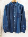 画像1: VINTAGE EL/6.5oz DENIM CRAZY SHIRT  INDIGO