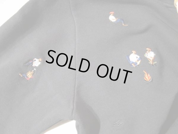 画像5: GRN/EMBROIDERY PULL PARKA  BLACK