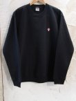 画像1: BELIVE/LEFT CHEST PATCH SWEAT  MUSHROOM  BLACK