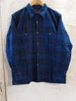 画像1: SUPERIOR EL/NELL WORK SHIRTS  BLACKxBLUE