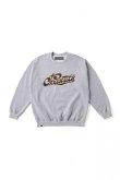 画像1:  BILL BOARD/CREWNECK SWEAT SHIRTS PEANUTS  GRAY