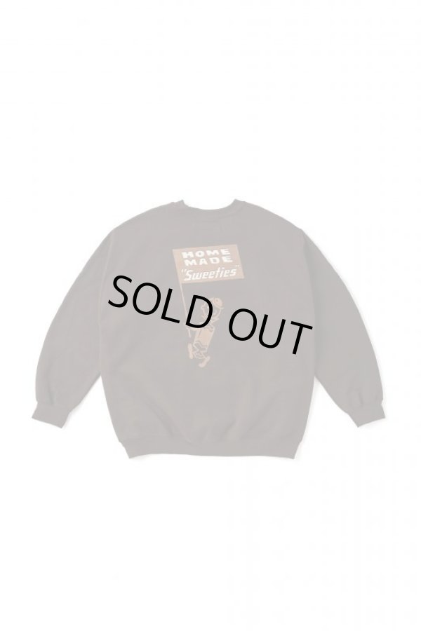 画像2: BILL BOARD/CREWNECK SWEAT SHIRTS SWEETIES  BROWN