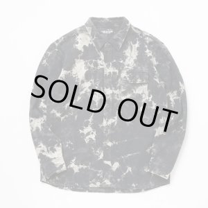 画像: RATS/DOBBY TIEDYE LS SHIRTS  BLACK