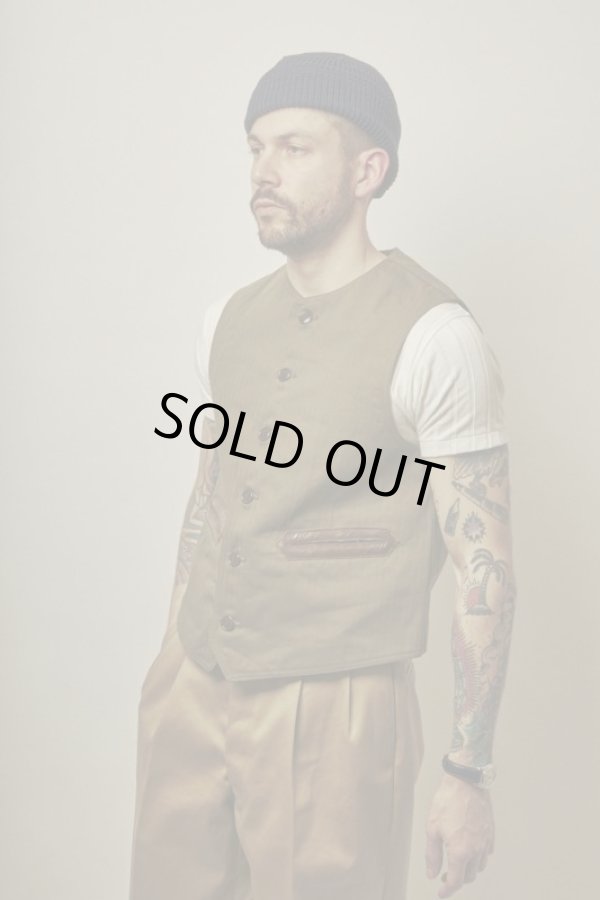 画像6: BELAFOTE/RT CIVILIAN DECK VEST H.B  A.GREEN