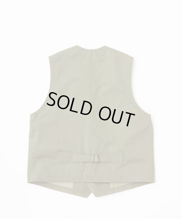 画像2: BELAFOTE/RT CIVILIAN DECK VEST H.B  A.GREEN