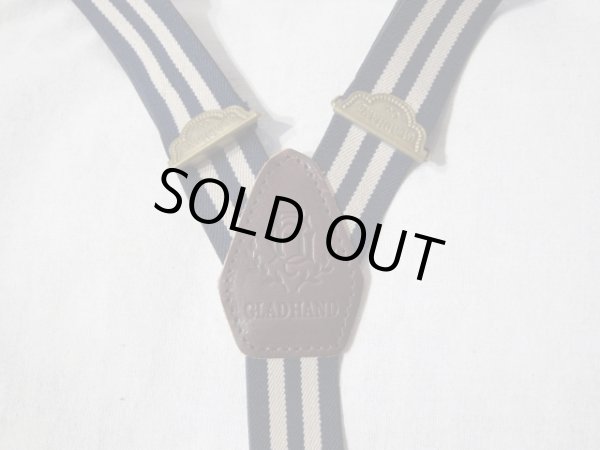 画像6: GLAD HAND(グラッドハンド)/SUSPENDER  NAVYxIVORY