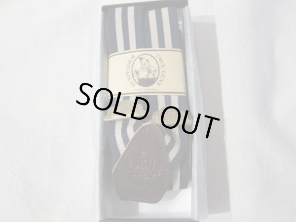 画像2: GLAD HAND(グラッドハンド)/SUSPENDER  NAVYxIVORY