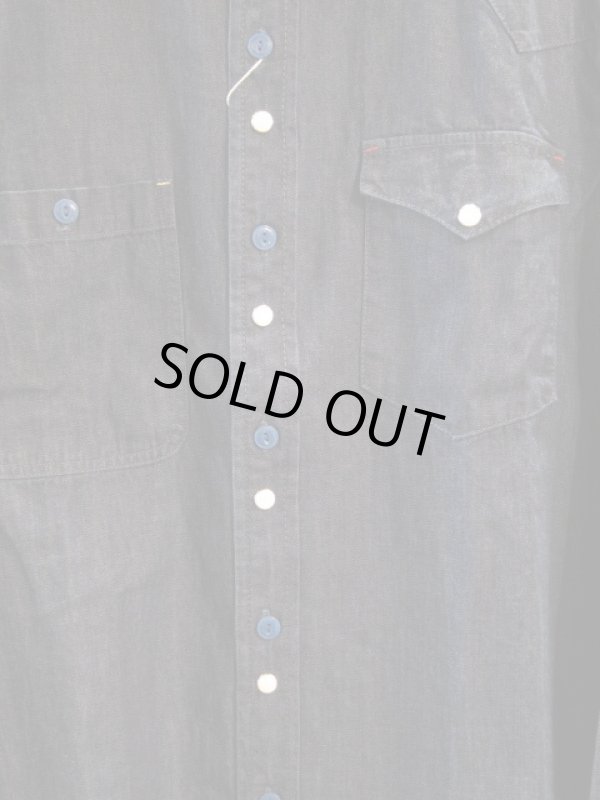 画像3: VINTAGE EL/ASYMMENTLY DENIM SHIRTS  NAVY