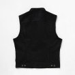 画像2: RATS/BLACK DENIM VEST STAND COLLAR  BLACK