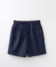 画像1: BELAFOTE/RT 2TACK SHORTS  NAVY