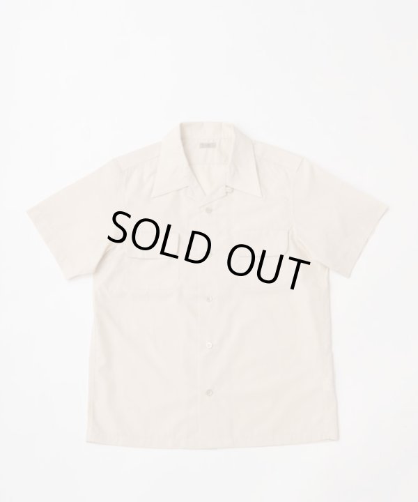 画像3: BELAFOTE/RT OPEN COLLAR FLAP PKT S/S SH  BEIGE