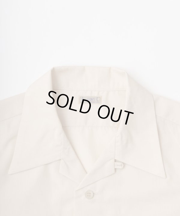 画像5: BELAFOTE/RT OPEN COLLAR FLAP PKT S/S SH  BEIGE