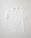 画像2: (SALE 35%OFF) BELAFOTE/RT OPEN COLLAR FLAP PKT S/S SH  WHITE