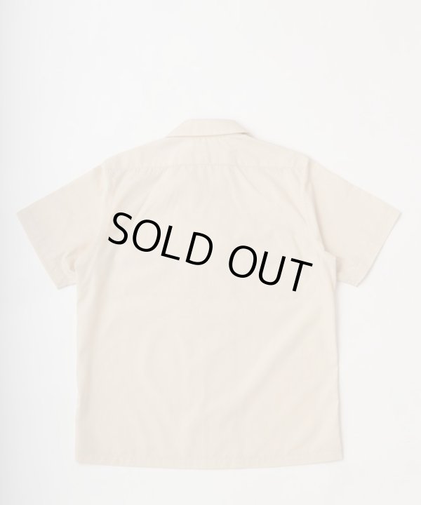 画像4: BELAFOTE/RT OPEN COLLAR FLAP PKT S/S SH  BEIGE