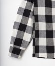 画像4: (SALE 35%OFF) BELAFOTE/RT OPEN COLLAR GINGHAM SH  BLACK