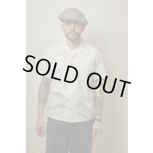 画像: BELAFOTE/RT OPEN COLLAR FLAP PKT S/S SH WHITE
