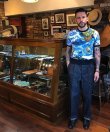 画像6: BELAFOTE/RT HAWAIIAN SWEAT PLAY SHIRT  BLUE