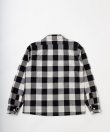 画像2: (SALE 35%OFF) BELAFOTE/RT OPEN COLLAR GINGHAM SH  BLACK