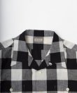 画像3: (SALE 35%OFF) BELAFOTE/RT OPEN COLLAR GINGHAM SH  BLACK