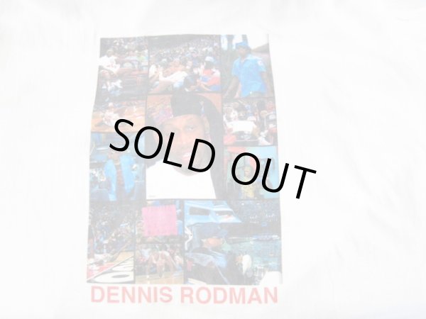 画像3: (DEAD STOCK) DENNIS RODMAN/PRINT T  WHITE