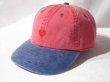 画像1: BELIVE/WAPPEN LOW CAP 2TONE  REDxNAVY