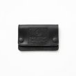 画像1: RATS/SHORT LEATHER WALLET  BLACK