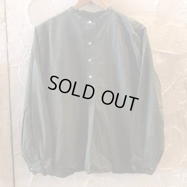 画像1: WORLD SURPLUS/BULGARIA TYPE 50s GRANPA SHIRTS  OLIVE
