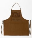 画像1: BELAFOTE/RT SHOP APRON HERRINGBONE  BROWN