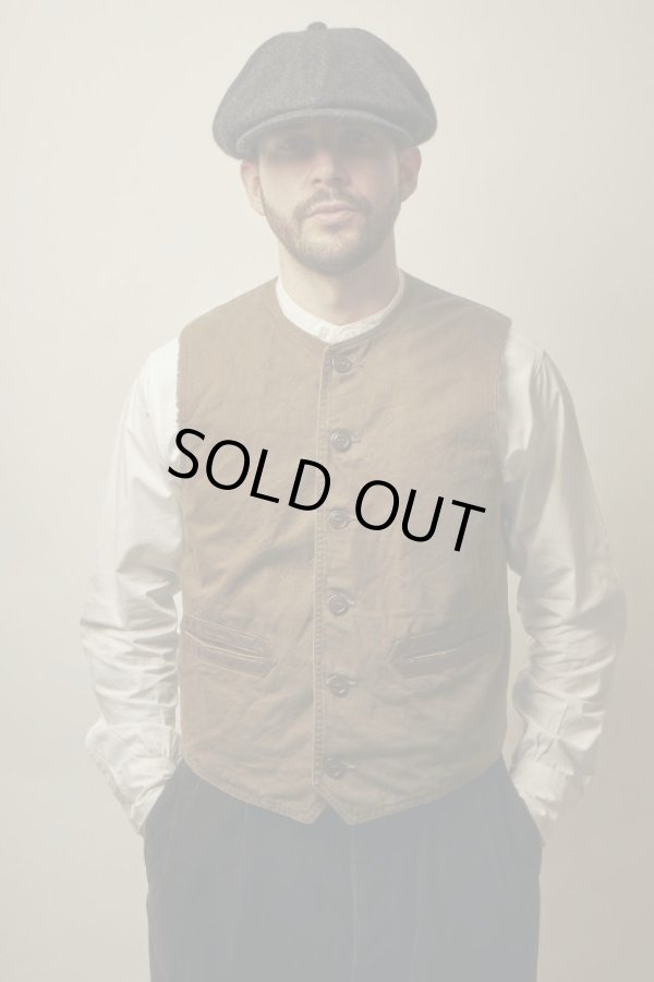 画像5: BELAFOTE/RT ALPACA CANVAS VEST  HUNTERGREEN