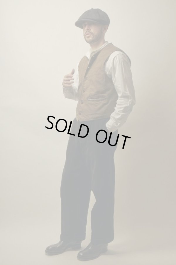 画像6: BELAFOTE/RT ALPACA CANVAS VEST  HUNTERGREEN