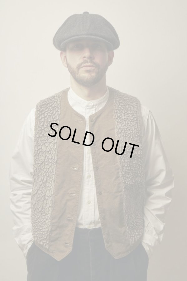 画像7: BELAFOTE/RT ALPACA CANVAS VEST  HUNTERGREEN