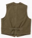 画像3: BELAFOTE/RT ALPACA CANVAS VEST  HUNTERGREEN