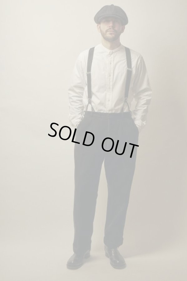 画像4: BELAFOTE/RT 2TACK TROUSERS AGED CORDUROY  BLACK