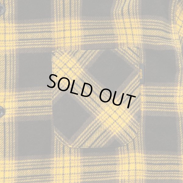 画像4: RATS/PRINT FLANNEL CHECK SHIRT BLACKxYELLOW