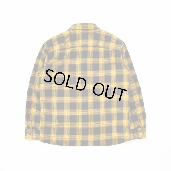 画像2: RATS/PRINT FLANNEL CHECK SHIRT BLACKxYELLOW