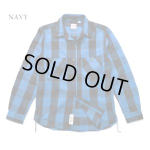 画像: HOUSTON/BLOCK CHECK VIYELLA SHIRTS  NAVY