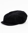 画像1: BELAFOTE/RT PEAKY HAT  CORDUROY  BLACK