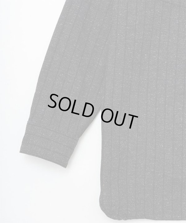 画像4: BELAFOTE/RT PULLOVER HERRINGBONE STRIPE SH  GRAY