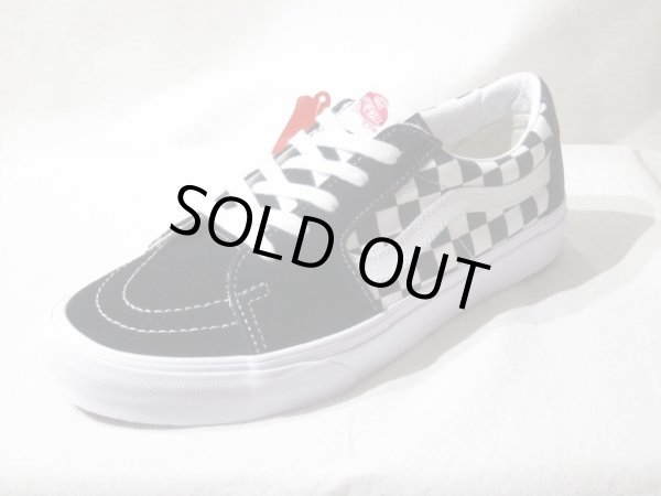 画像1: VANS/SK8 LOW  BLACKxCHECKERBOARD