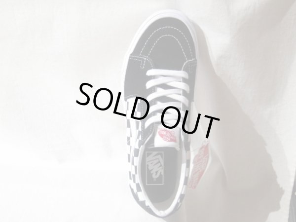 画像3: VANS/SK8 LOW  BLACKxCHECKERBOARD