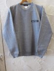 画像1: Feel FORCE/CREW SWEAT BANNER  GRAY