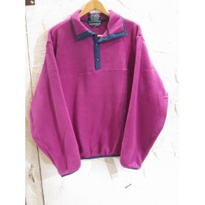 画像: (DEAD STOCK) SPORTS MASTER/PORLARTEC FLEECE PULLOVER  MAGENTA