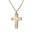 画像1: ROTTWEILER/DOG CHAIN ROSARIO  GOLD