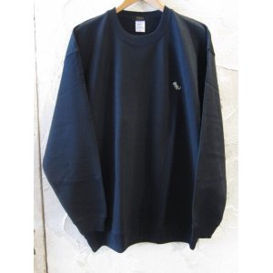 画像: BELIVE/LEFT CHEST PATCH LIGHT SWEAT TYRAWNOSAURUS  BLACK